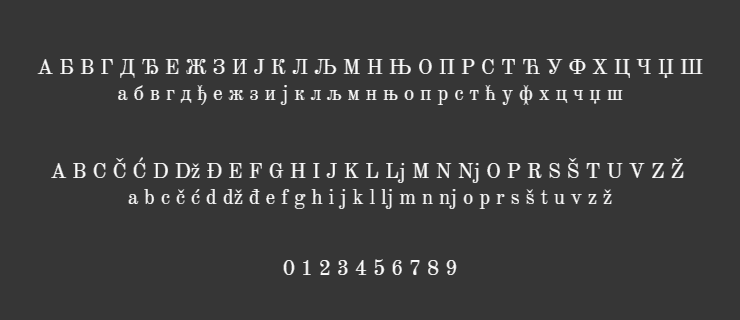 Old Standard font
